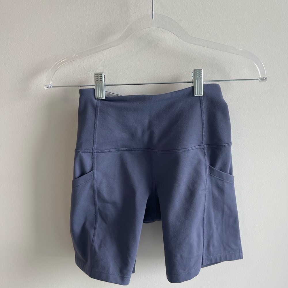 Zella Women's Blue Biker Shorts